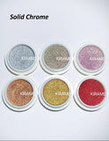 Solid Chrome/ 6 Colors /Set